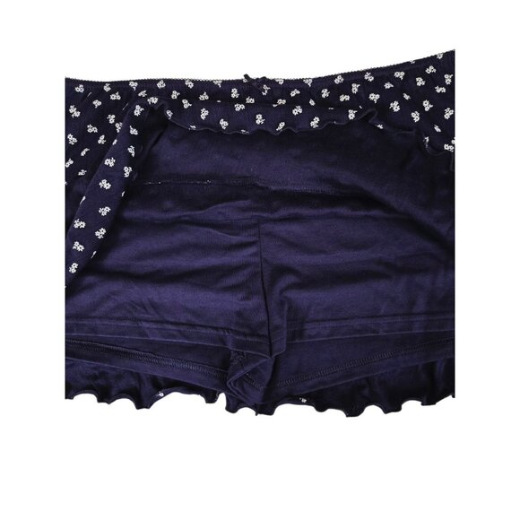 NWT No Boundaries Women’s XL Sleep Skort – Pointelle, Ruffle Hem, Elastic Wais - Picture 5 of 5